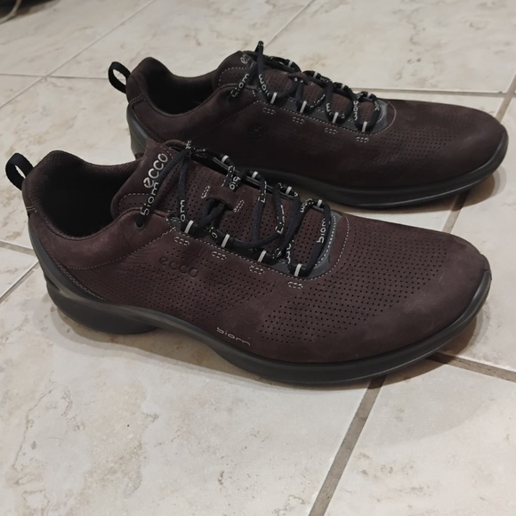 ECCO Men's Biom Fjuel Train Walking Shoe Yak Leather Mocha Lightweight Size 10.0 - Picture 2 of 12